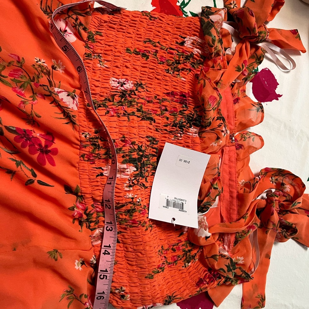 Gal Meets Glam floral maxi dress - size 4 brand new with tags - Picture 8 of 10